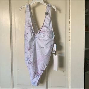 Marble One Piece Swimsuit